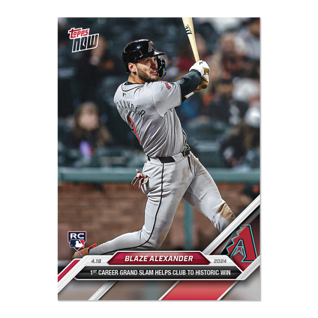 2024 Topps Now #100 Blaze Alexander