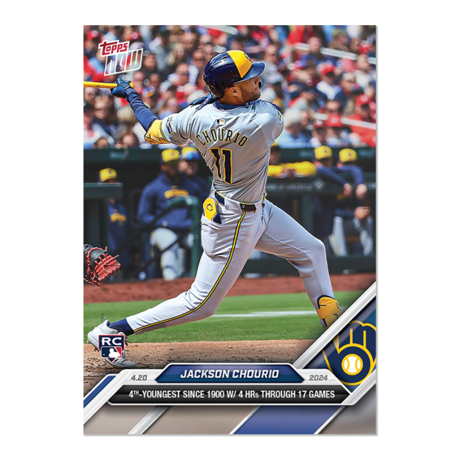 2024 Topps Now #104 Jackson Chourio