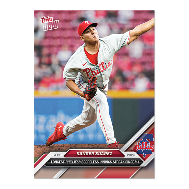 2024 Topps Now #109 Ranger Suárez