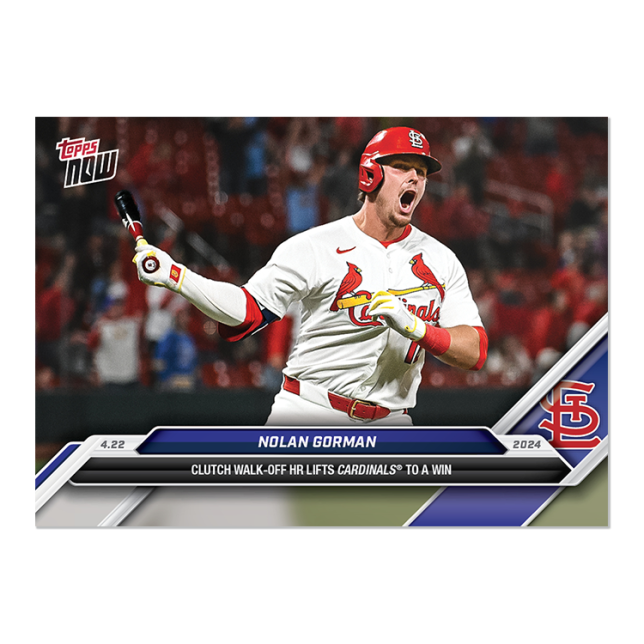 2024 Topps Now #112 Nolan Gorman