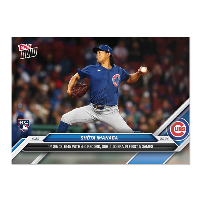 2024 Topps Now #121 Shōta Imanaga