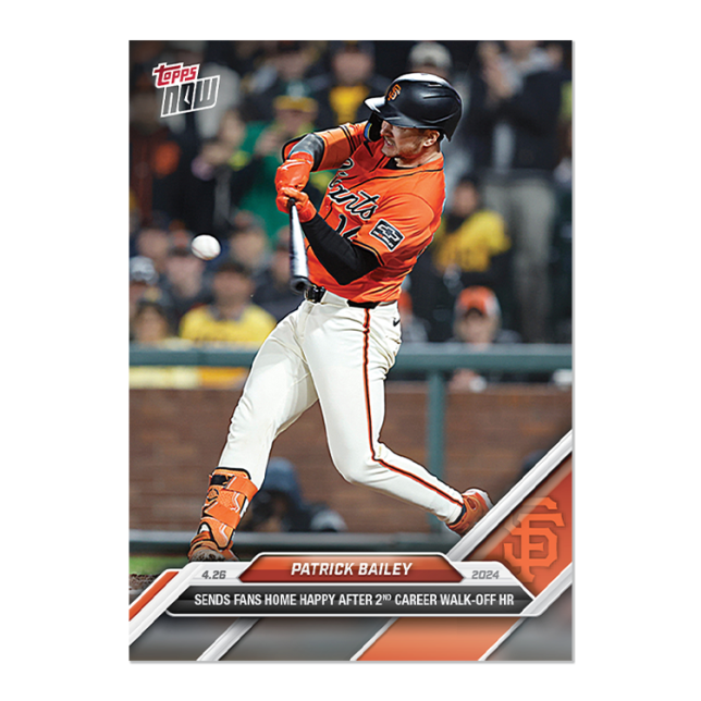 2024 Topps Now #123 Patrick Bailey