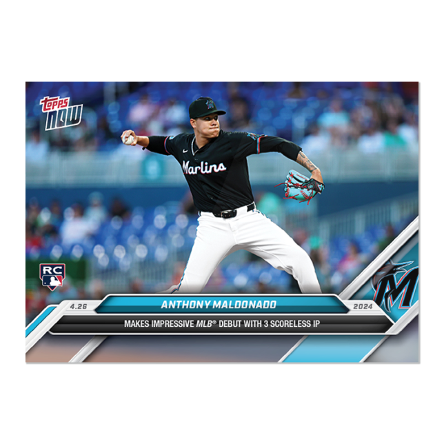 2024 Topps Now #124 Anthony Maldonado
