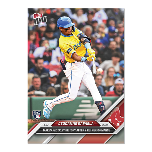 2024 Topps Now #125 Ceddanne Rafaela