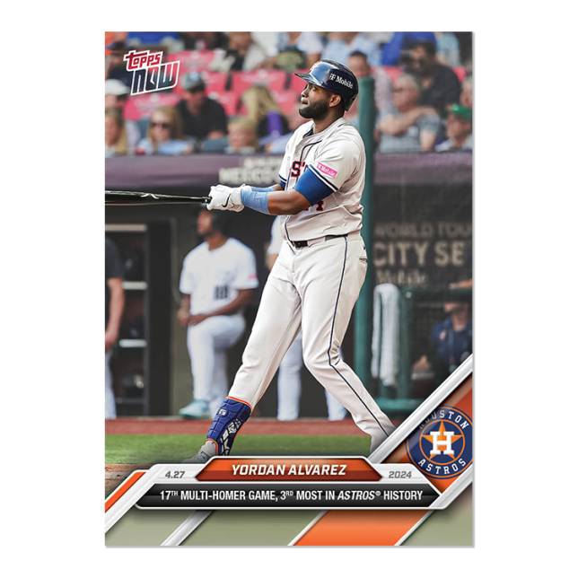 2024 Topps Now #127 Yordan Alvarez