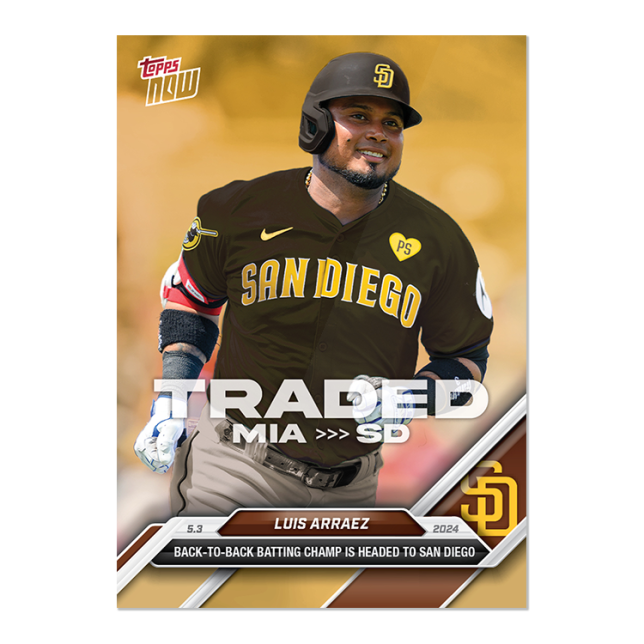 2024 Topps Now #153 Luis Arraez