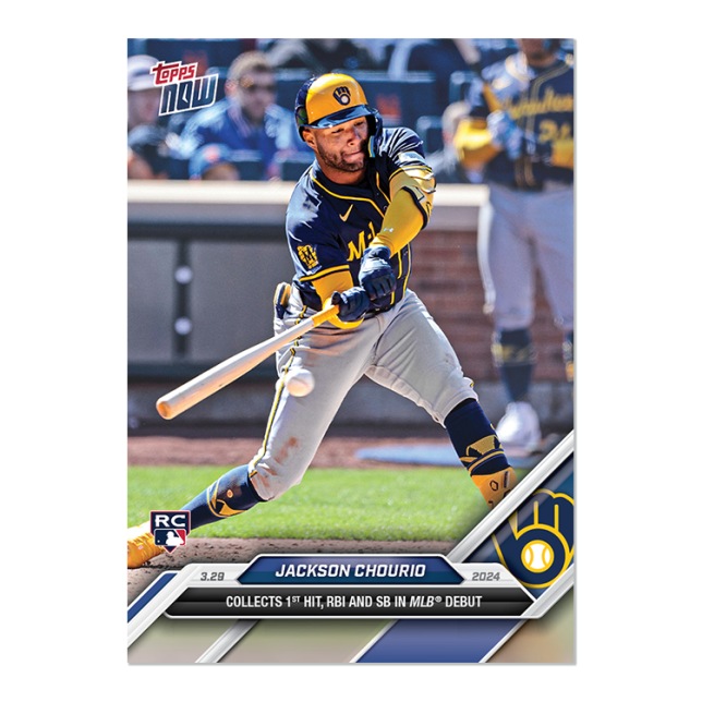 2024 Topps Now #16 Jackson Chourio
