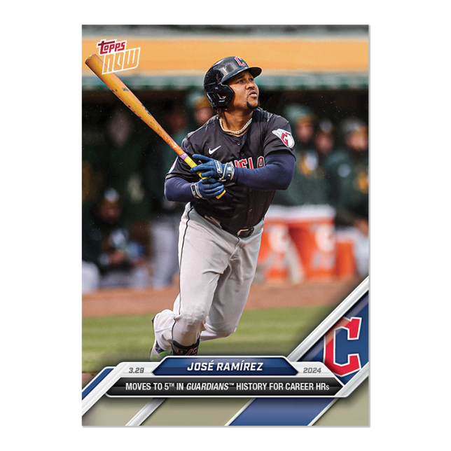 2024 Topps Now #17 Jose Ramirez