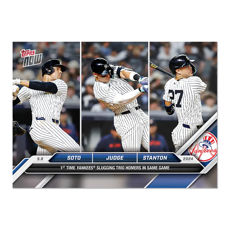 2024 Topps Now #170 Juan Soto/Aaron Judge/Giancarlo Stanton