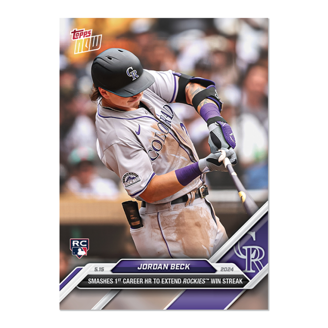 2024 Topps Now #196 Jordan Beck