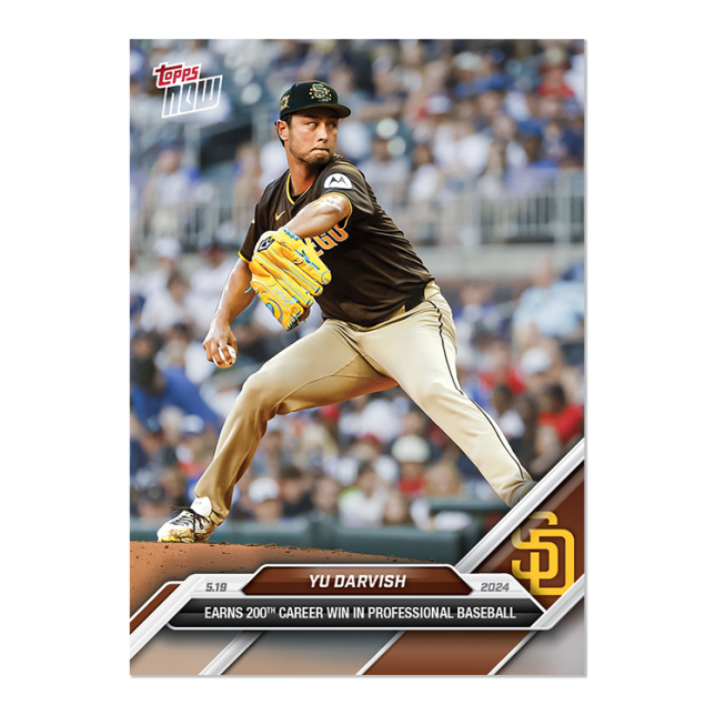 2024 Topps Now #213 Yu Darvish