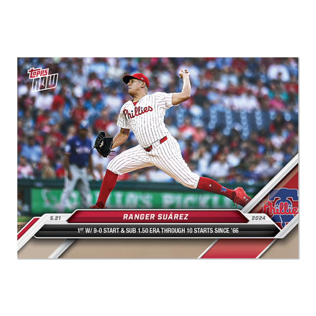 2024 Topps Now #218 Ranger Suárez