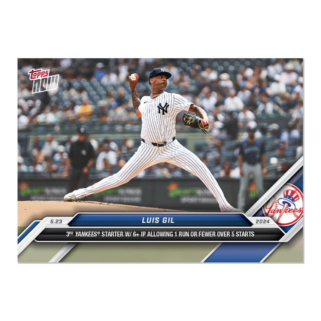 2024 Topps Now #225 Luis Gil