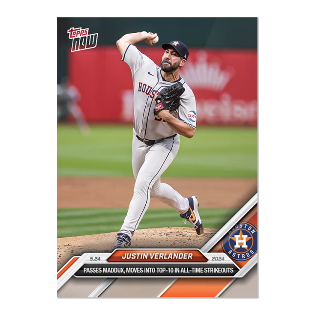 2024 Topps Now #231 Justin Verlander
