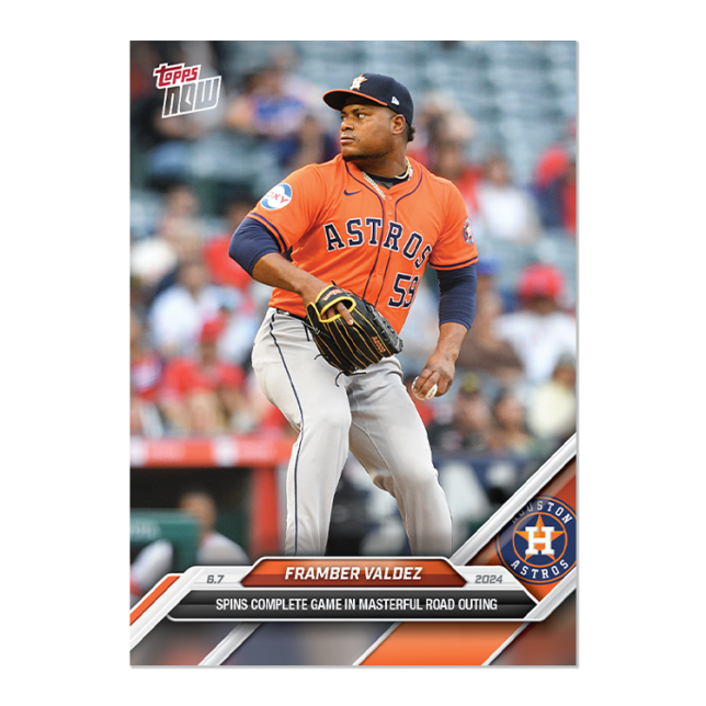 2024 Topps Now #273 Framber Valdez