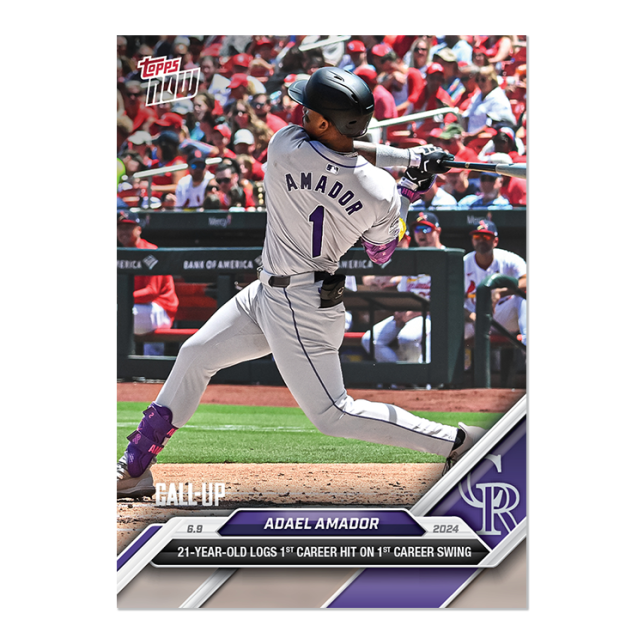 2024 Topps Now #282 Adael Amador