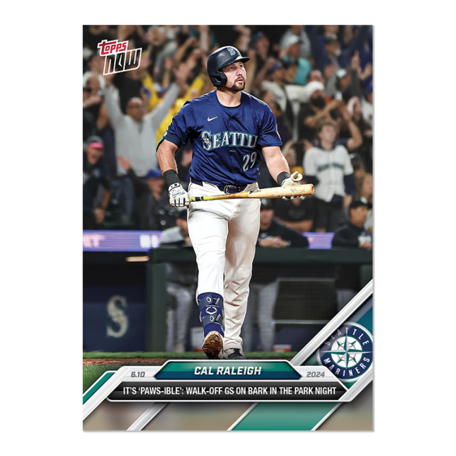 2024 Topps Now #286 Cal Raleigh