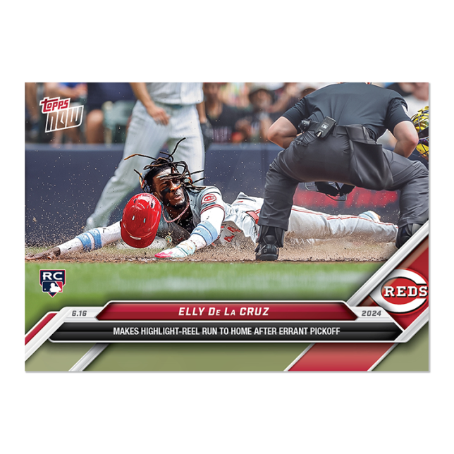 2024 Topps Now #307 Elly De La Cruz