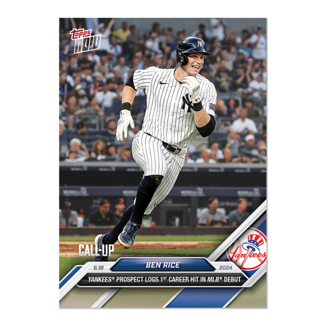 2024 Topps Now #313 Ben Rice