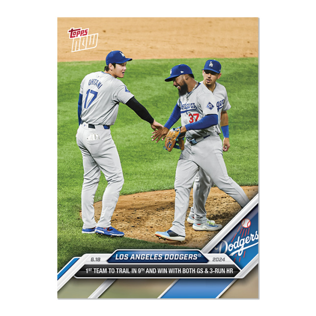 2024 Topps Now #317 Dodgers (Shohei Ohtani)