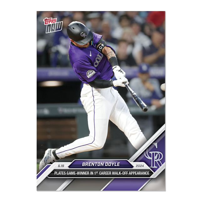 2024 Topps Now #319 Brenton Doyle