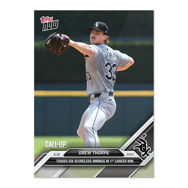 2024 Topps Now #329 Drew Thorpe