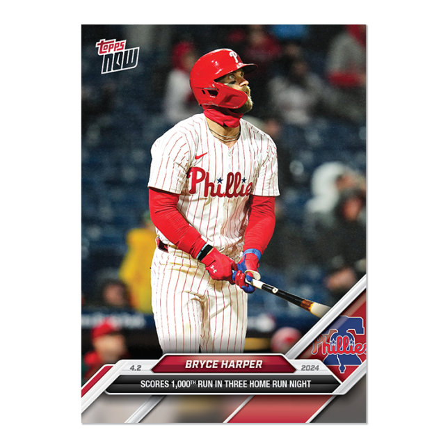 2024 Topps Now #34 Bryce Harper