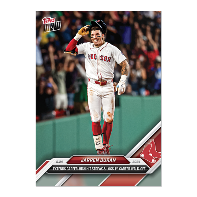 2024 Topps Now #342 Jarren Duran