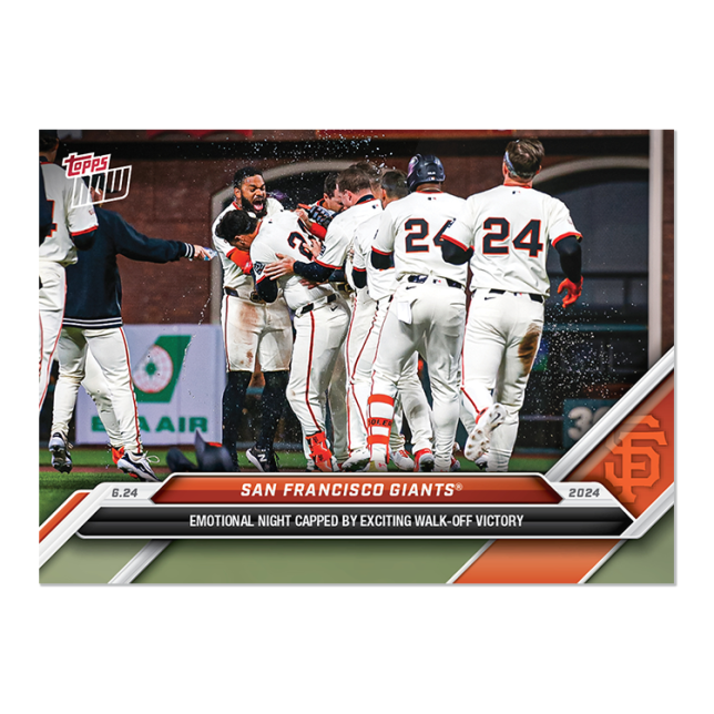 2024 Topps Now #344 San Francisco Giants