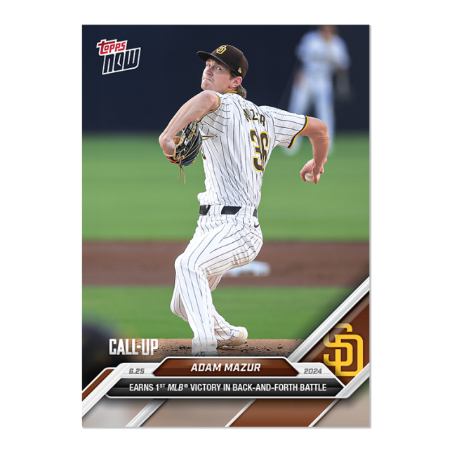 2024 Topps Now #348 Adam Mazur