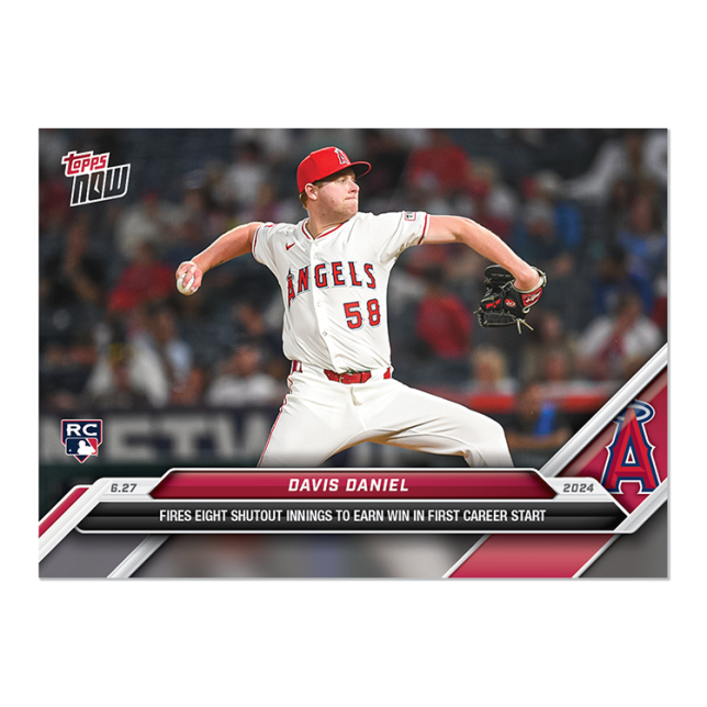 2024 Topps Now #353 Davis Daniel