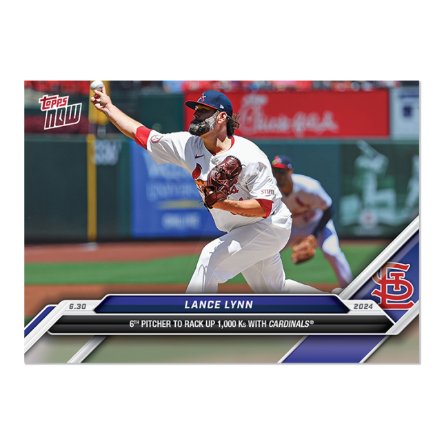 2024 Topps Now #365 Lance Lynn