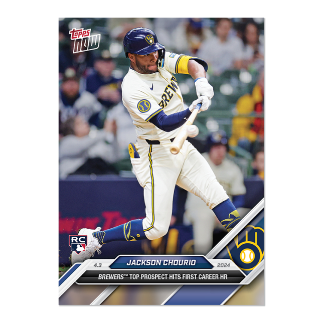2024 Topps Now #37 Jackson Chourio