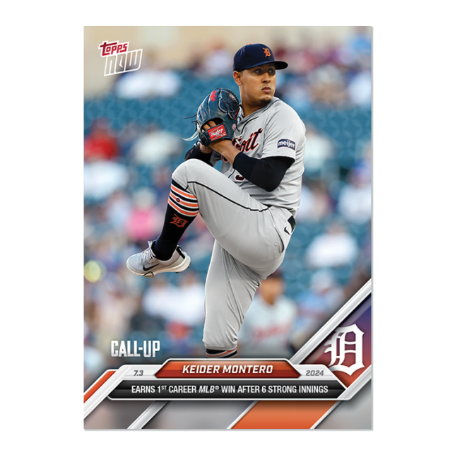 2024 Topps Now #374 Keider Montero