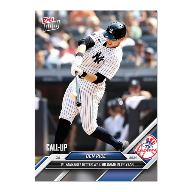 2024 Topps Now #388 Ben Rice