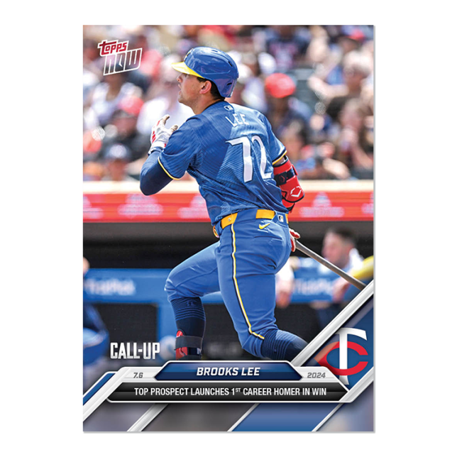 2024 Topps Now #390 Brooks Lee