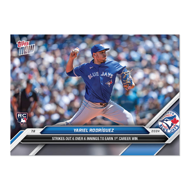 2024 Topps Now #393 Yariel Rodríguez