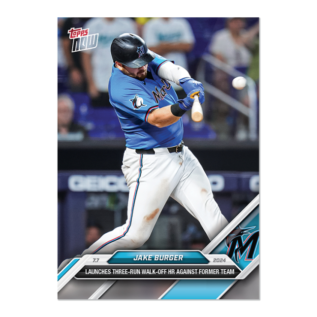 2024 Topps Now #396 Jake Burger