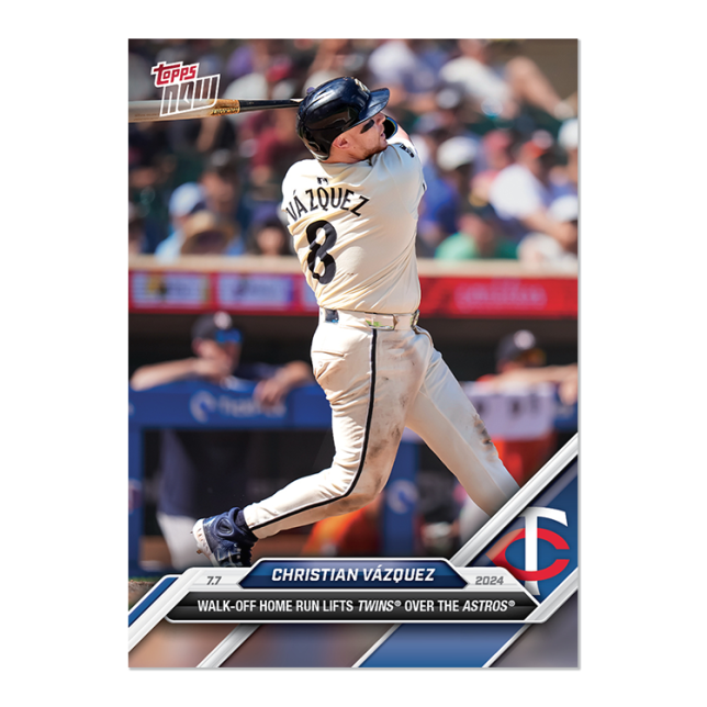 2024 Topps Now #397 Christian Vázquez