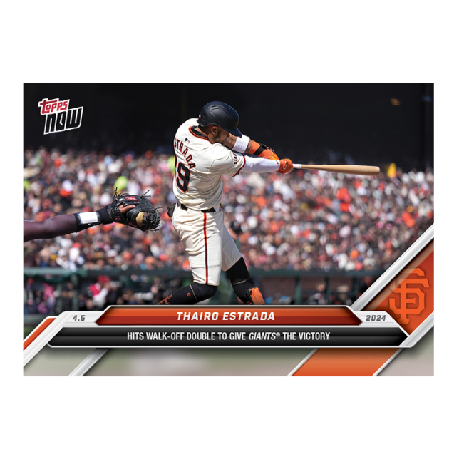 2024 Topps Now #40 Thairo Estrada