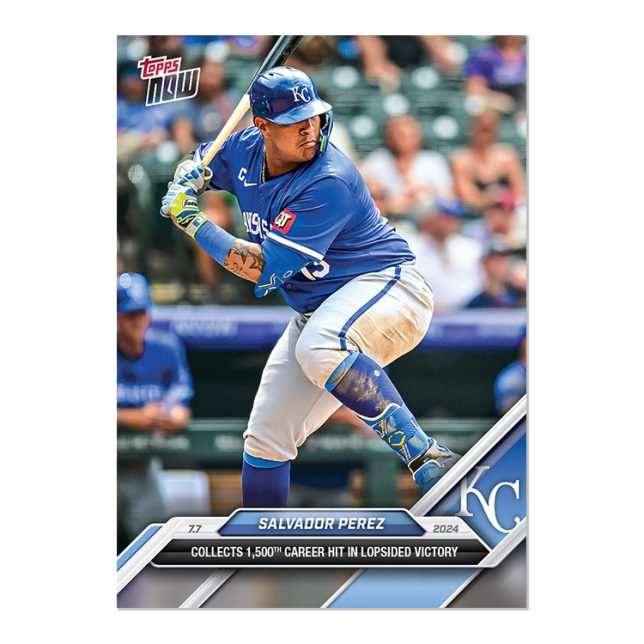 2024 Topps Now #400 Salvador Perez