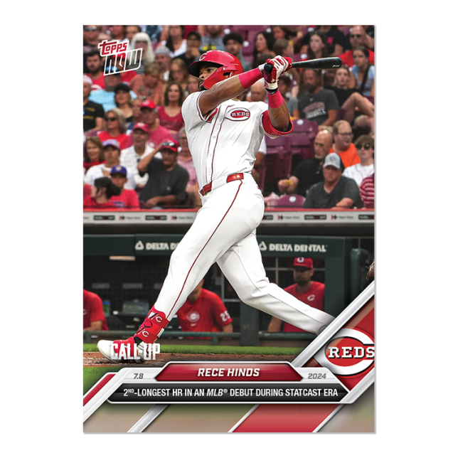 2024 Topps Now #401 Rece Hinds