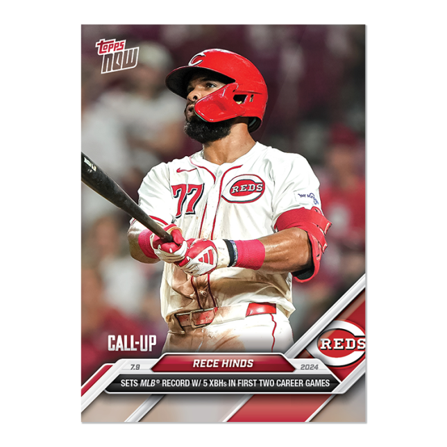 2024 Topps Now #405 Rece Hinds