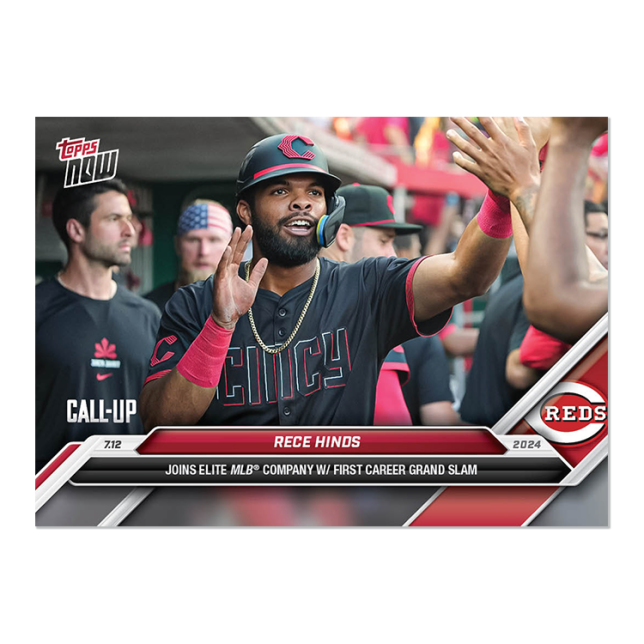 2024 Topps Now #412 Rece Hinds