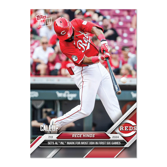 2024 Topps Now #415 Rece Hinds