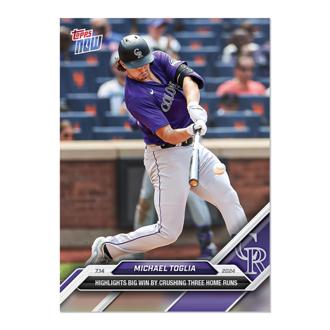 2024 Topps Now #420 Michael Toglia