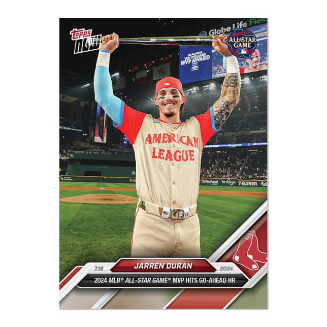 2024 Topps Now #438 Jarren Duran