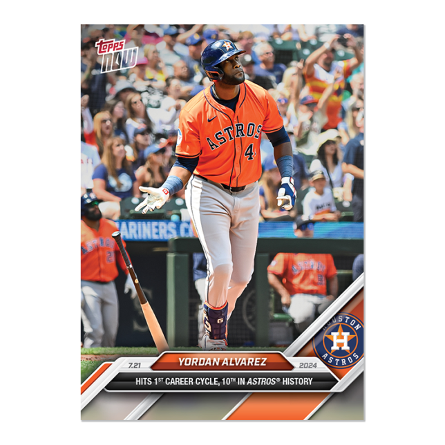 2024 Topps Now #454 Yordan Alvarez