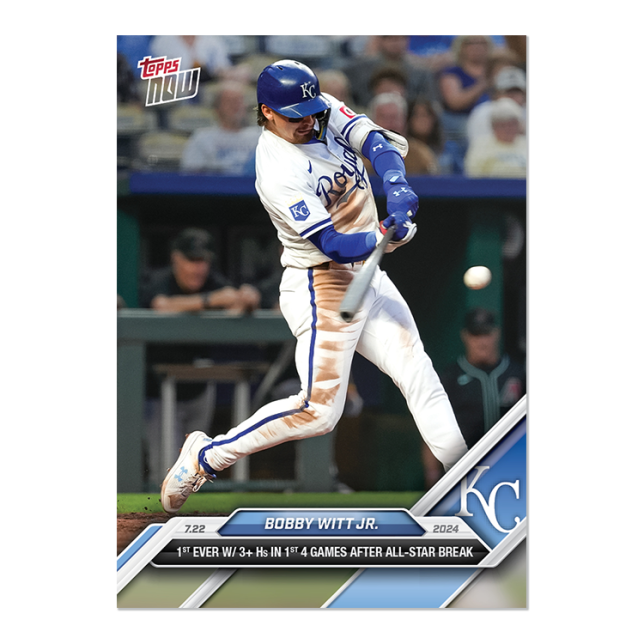 2024 Topps Now #458 Bobby Witt Jr.