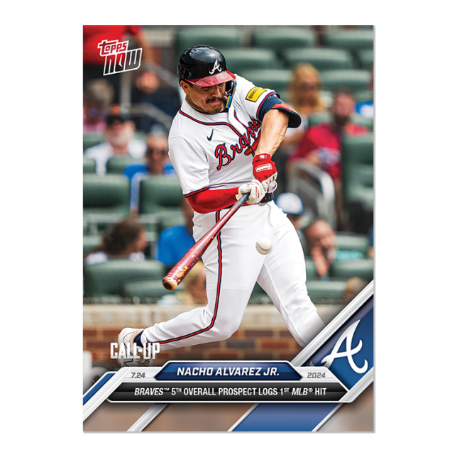 2024 Topps Now #466 Nacho Alvarez Jr